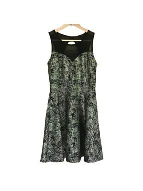 SOPRANO cut-out open back metallic formal dress Jr medium